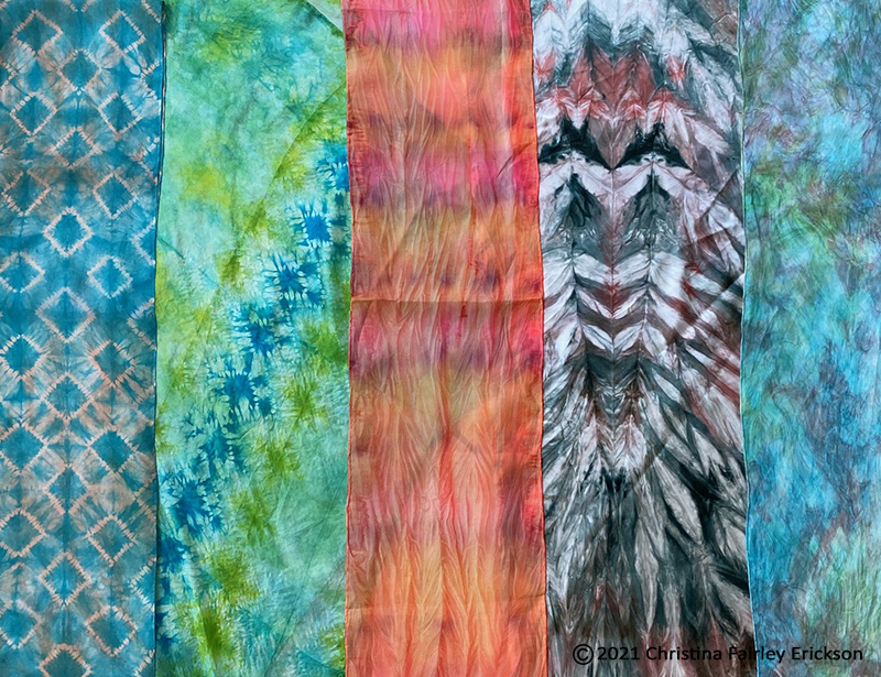 Learn to make shibori silk scarves with Christina!